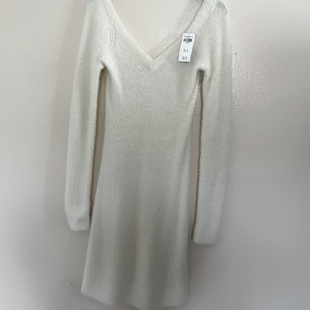White Sweater Dress